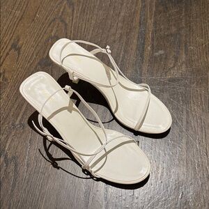 The row Cream Strappy Sandals